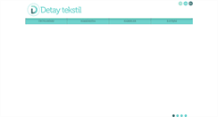 Desktop Screenshot of detaytekstil.com